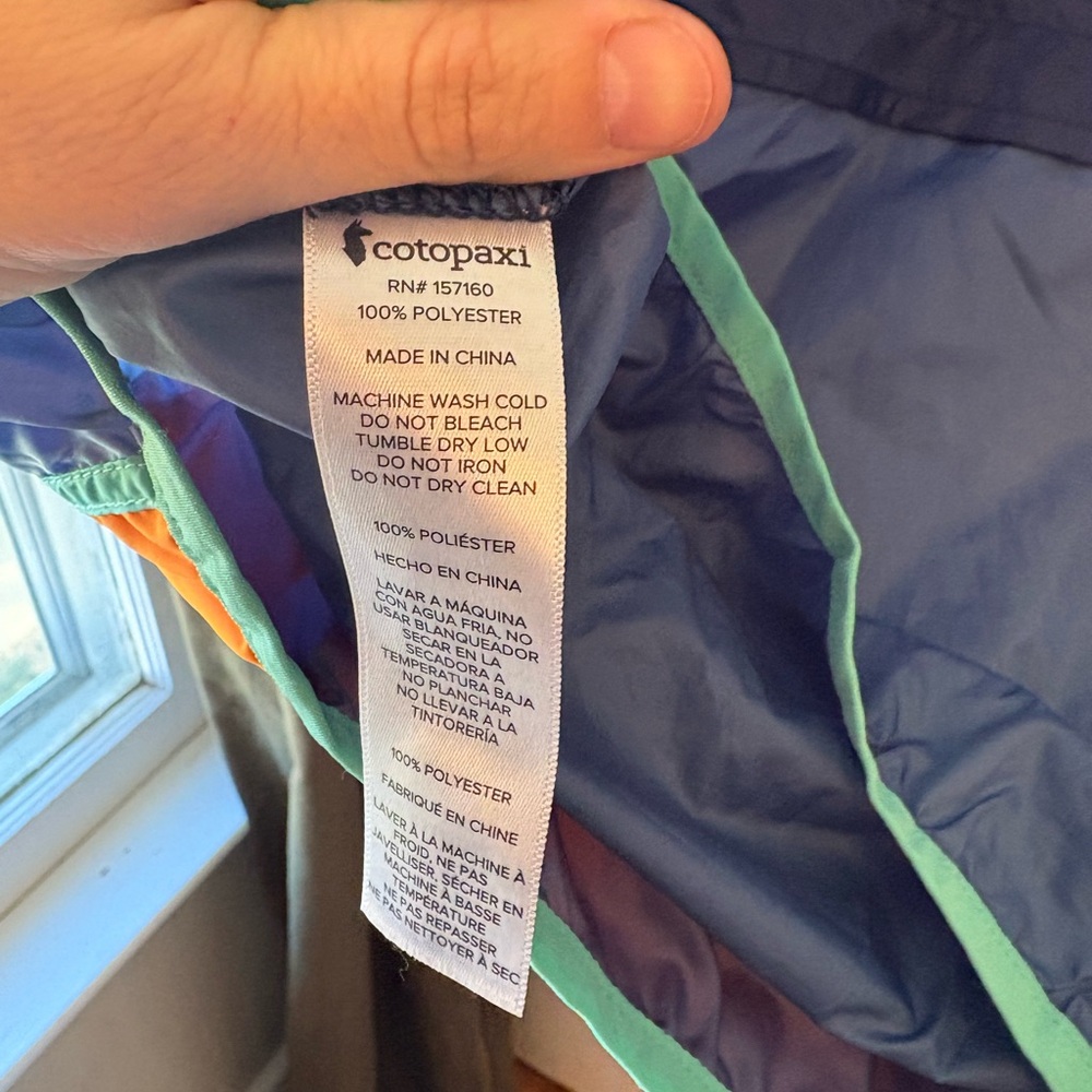 Cotopaxi | Teca Packable Windbreaker Halfzip Moon Walk Packable | Small - Picture 13 of 16